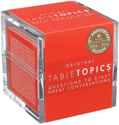 TableTopics Original - 10th Anniversary Edition: Questions to Start Great Conversations, The Best Way to Spark a New Conversation Create New Memories with Friends Family, Or Meeting Someone New